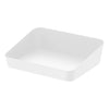 Yamazaki 4219 TOWER Amenity Tray M, white, Steel, Minimalist, 17.5 x 13.5 x 5 cm