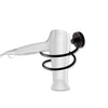 OlBuWa Hair Dryer Rack Hair Dryer Holder Hair Care Tools Holder Wall Mounted For Bathroom Shower Room (Black)
