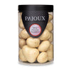 Pajoux White Chocolate Strawberry (Large) 210g | White Chocolate Covered Nuts and Fruit - Palm Oil Free - Chocolate in a Gift Jar