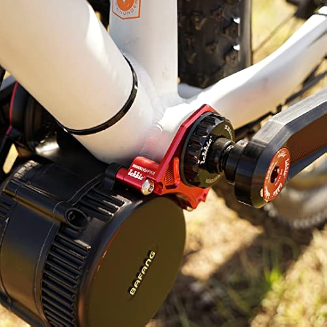 windmeile | Lekkie BB86/92 Adapter Kit, Red, for Bafang BBS01 BBS02 BBSHD, for Lekkie V1, V2.1, V2.5, V3.1 and Bafang cranks, E-Bike, Pedelec
