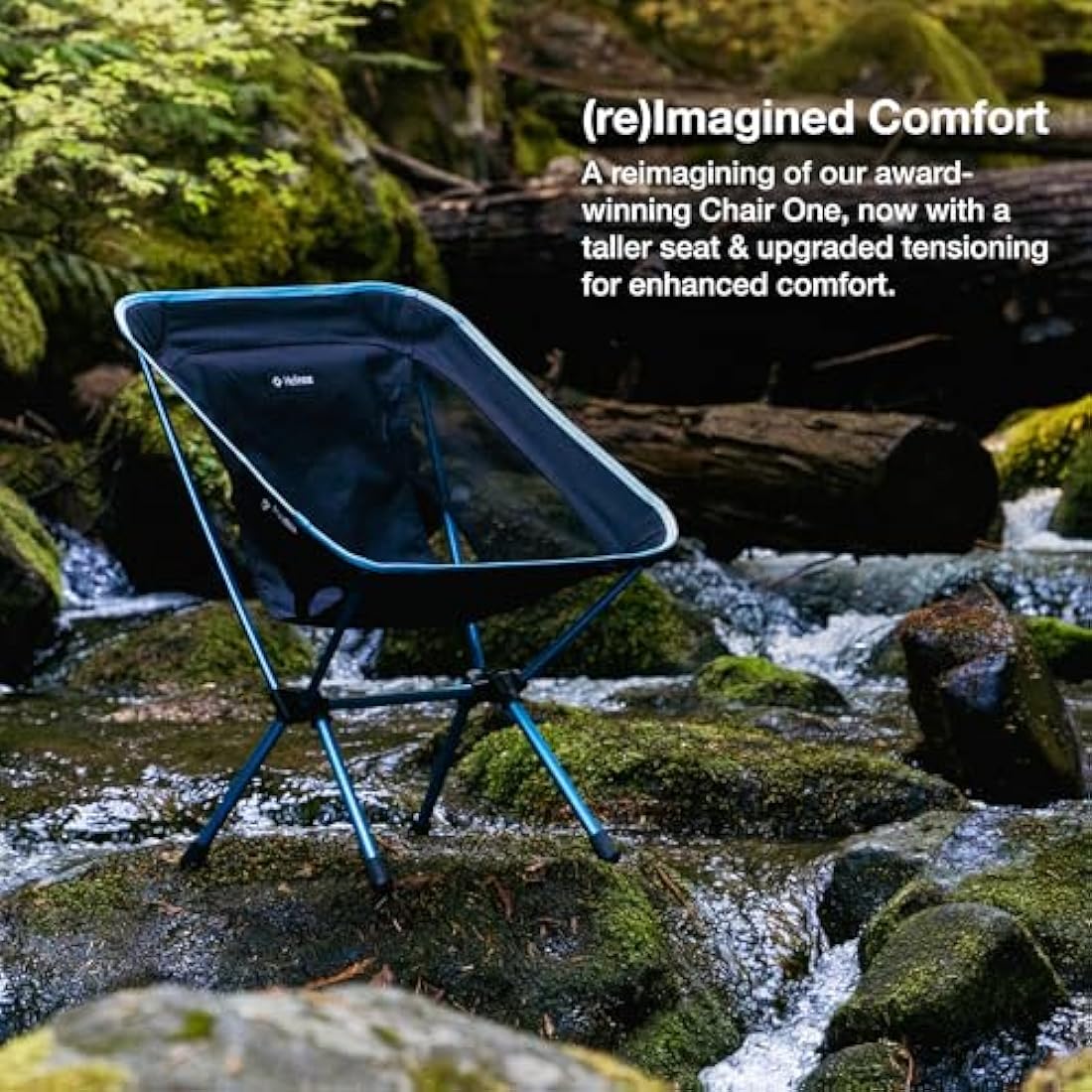 Helinox Chair One (re) High-Performance Camping Chair, Blackout