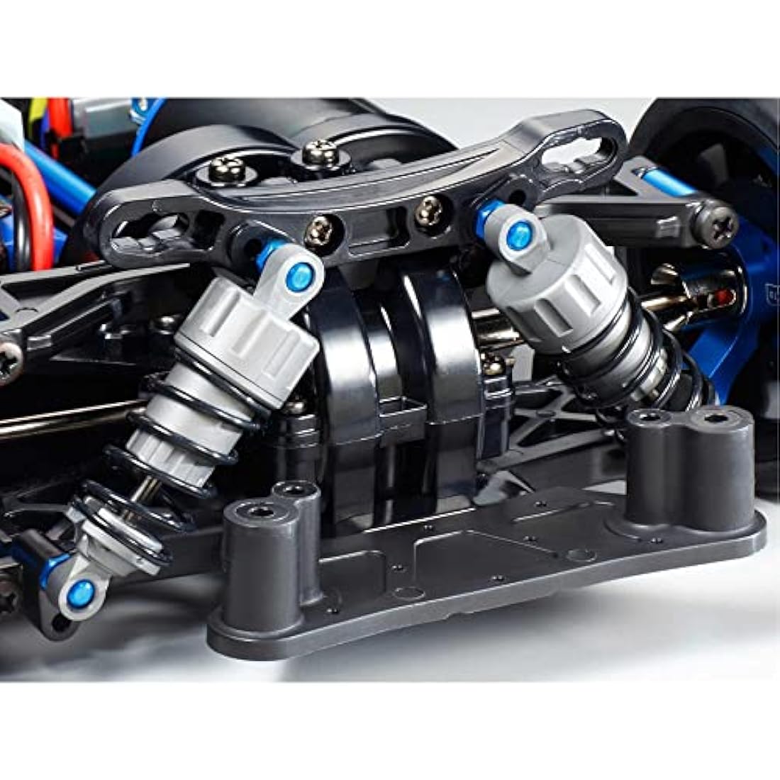 TAMIYA 47326-000 47326 47326-1:10 RC TT-02R Kit, Remote Controlled Car/Vehicle, Model Building, Kit, Chassis, Hobby, Black