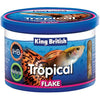 King British | Tropical Fish Flake With Immuno Health Booster | Complete Food for Tropical Fish | Helps Prevent Infection and Disease | High Protein Content | Includes Essential Vitamins | 28g