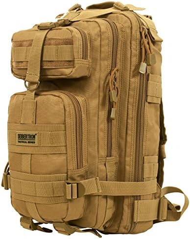 Seibertron Falcon Tactical Water Repellent Hiking Camping Backpack Compact Assault Pack Summit Bag