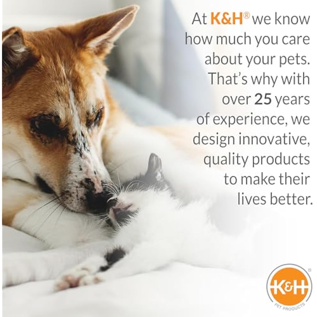 K&H Pet Products Dog Cot Pad (Cot Sold Separately), Pillow-Top Comfort Bed for K&H XL Elevated Dog Beds, Soft & Fluffy, Secure Fit Straps, Machine Washable, Portable - Extra-Large 50 X 32 Tan Fleece