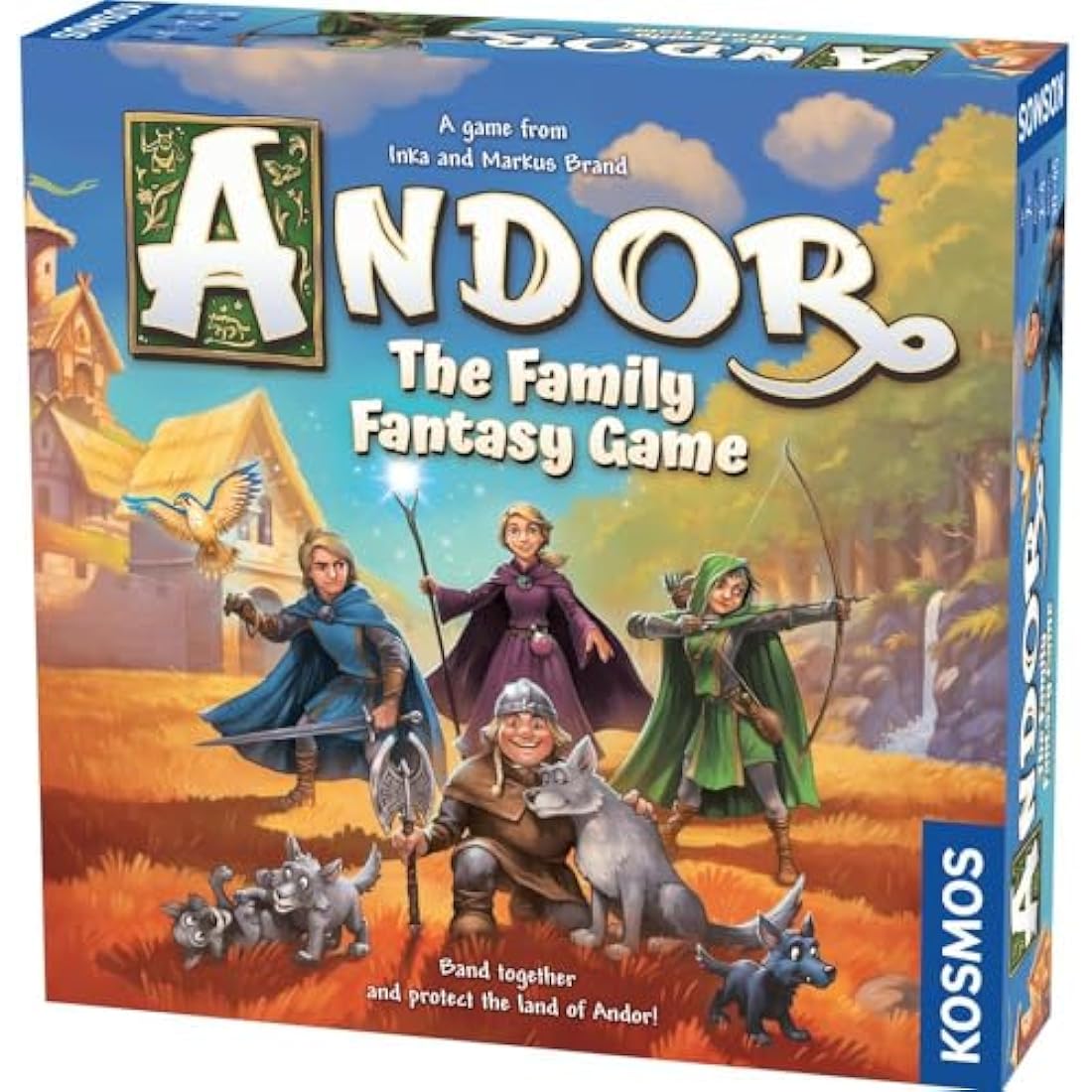 Thames & Kosmos Legends of Andor - The Family Fantasy Game, Cooperative Strategy Board Games for Family Night, Ideal for Adults and Kids, For 2 to 4 Players, Age 7+