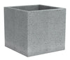 Scheurich C-Cube planter, plastic, STONY GREY, 38x38 cm, H?he 33 cm