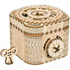 ROKR 3D Wooden Puzzle Treasure Box - Model Kits For Adult - Puzzle Box Model Building Kits - Christmas Birthday Gifts For Teens and Adults