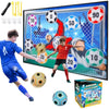 VATOS Football Ball Game Set for Kids, Indoor Outdoor Backyard Toss Football Goal Game with Balls, Foldable Flannel Goals, Birthday for 3 4 5 6 7 8 Year Old Boys Girls Sport Toy