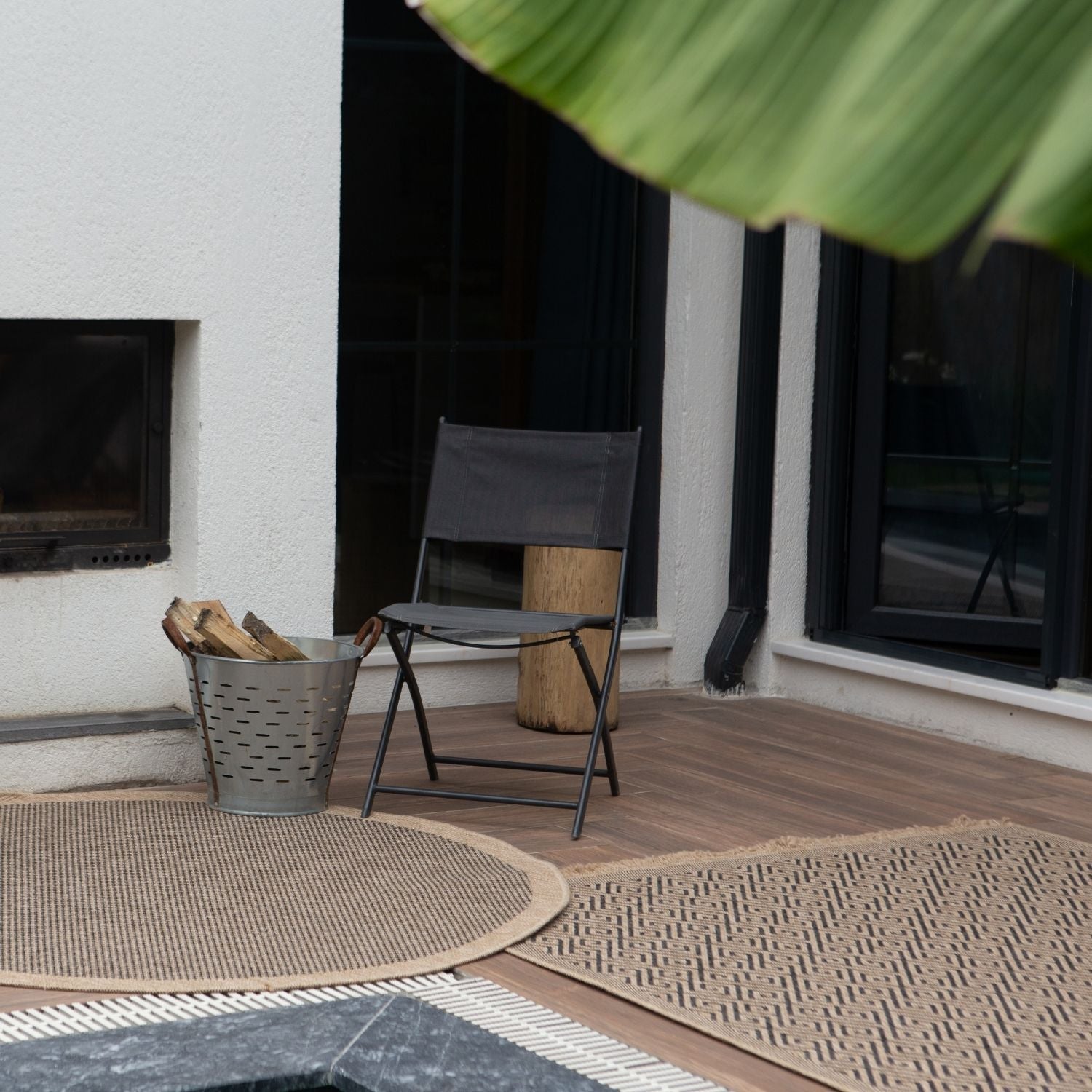 Nature Outdoor Rug Blue | 5300B
