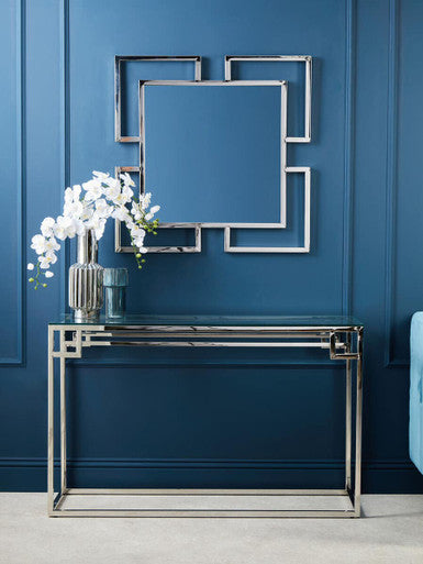 Allure Silver Small Wall Mirror
