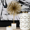 Mirano Gold Finish Starburst Sculpture