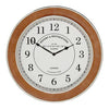 Churchill 58cm Dia Tan Genuine Leather Large Wall Clock
