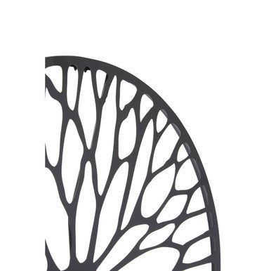 Trento Medium Black Frame Floral Design Wall Art