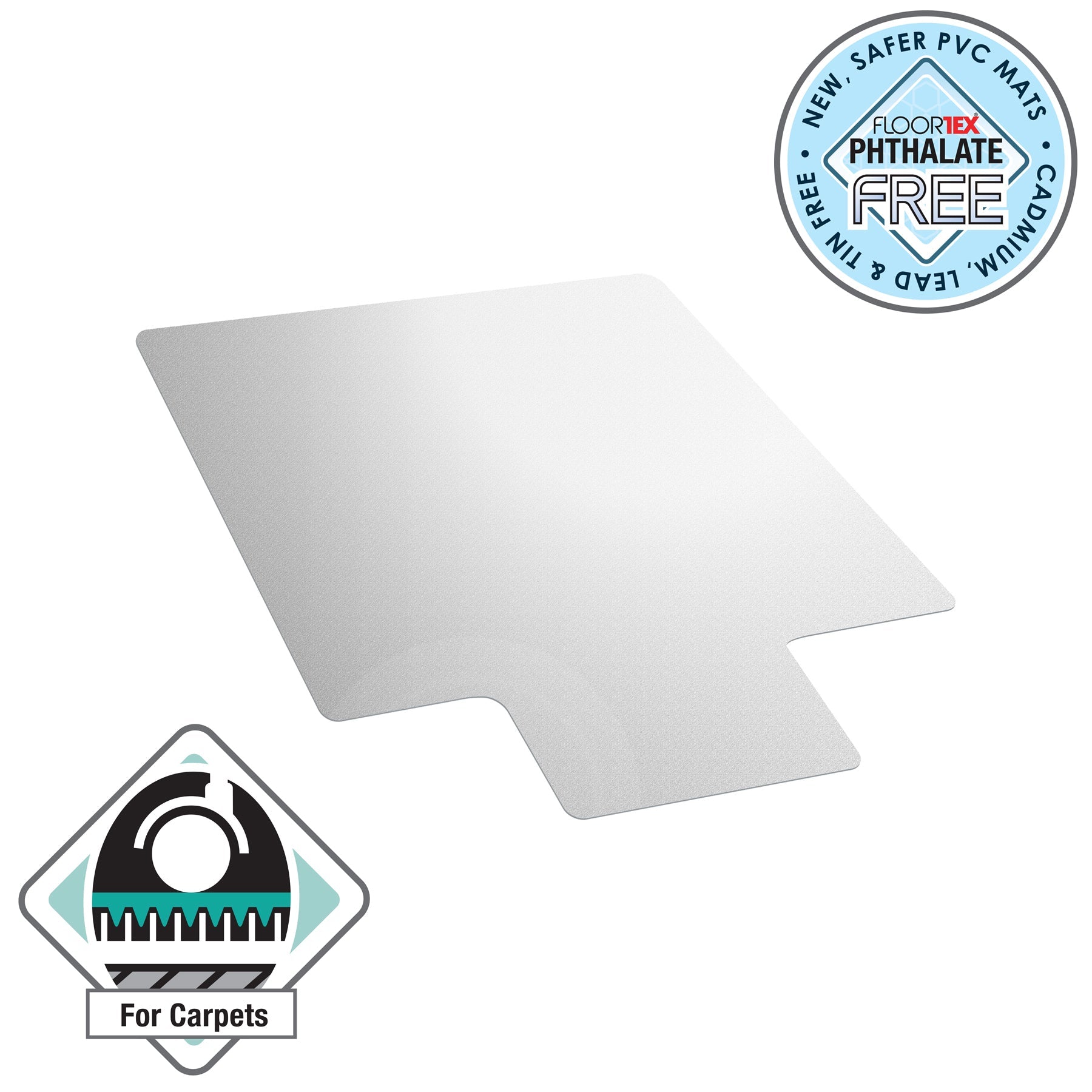 Advantagemat® PVC Lipped Chair Mat