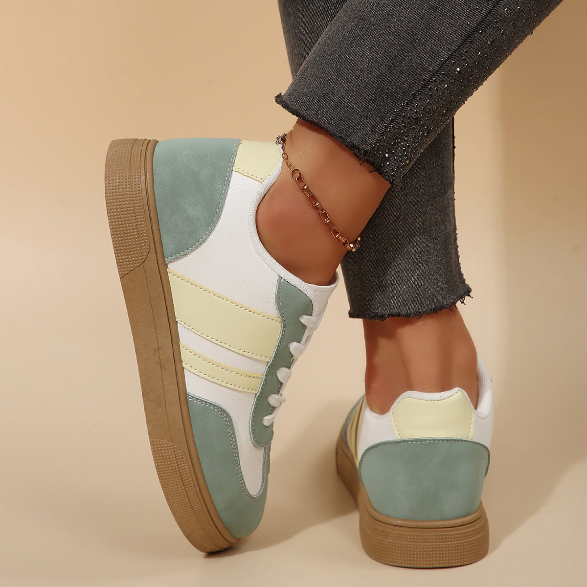 Assorted Colors Retro Sports Women's Shoes White Shoes