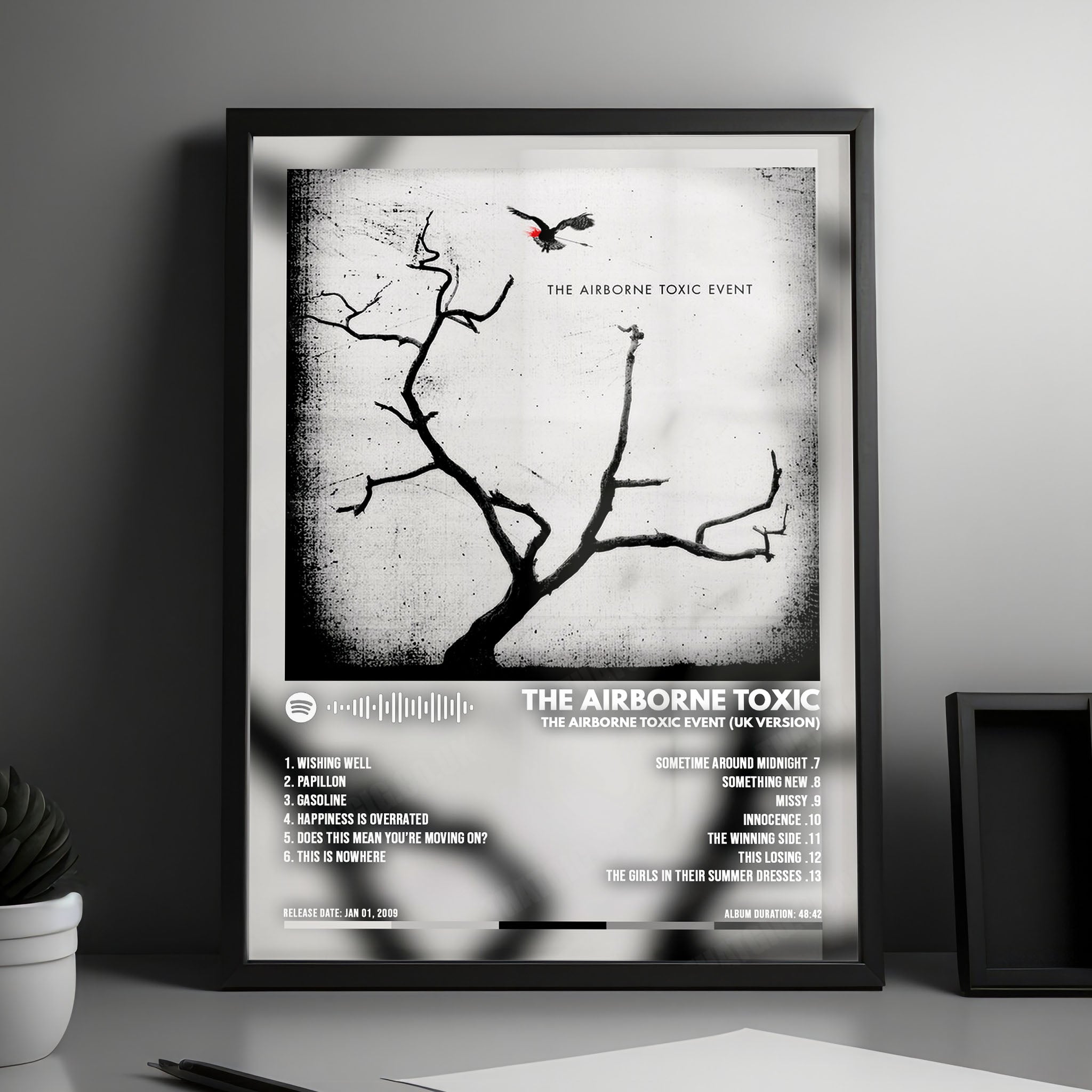 The Airborne Toxic Event "The Airborne Toxic Event" Album Cover Poster - with Complete Tracklist