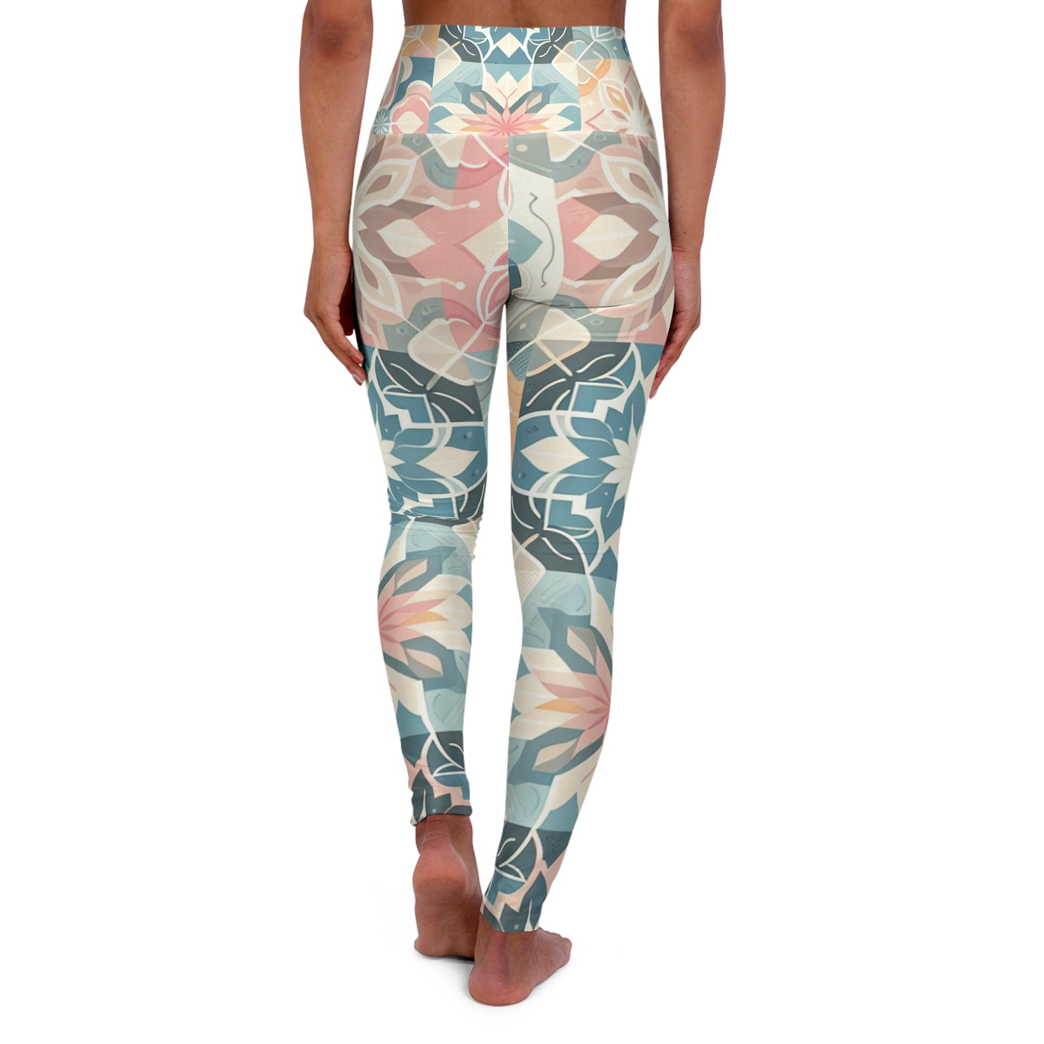 EmpowerFit Utopia Pastel Leggings - Soft, Dynamic Design for Modern Comfort & Style