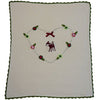 Woodland Creature Pram Blanket 65cm X 75cm