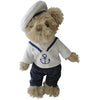 handmade sailor boy bear with hat medium with anchor on jumper