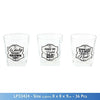 Brand New Gents slogan Whiskey Spirits Glass Tumber 3 designs (Down the Hatch)