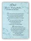 Xpress Yourself Dad You're Unforgettable Father's Day Graveside Memorial Card & Holder 5.75" x 4"