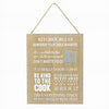 Plaque - Wooden Kitchen Rules