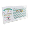 Happy 18th Birthday Glass Photo Frame - Holds one 6" x 4" photo