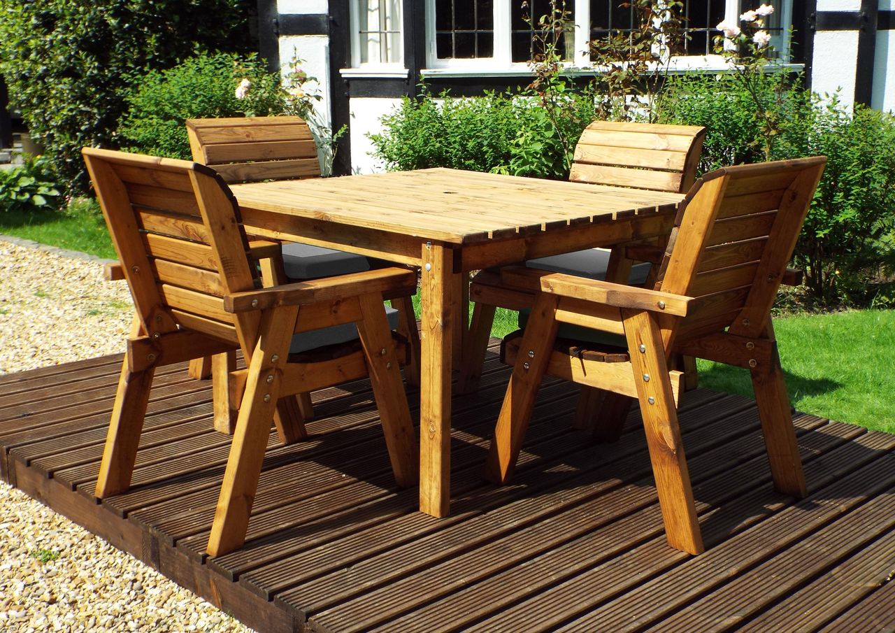 Four Seater Square Table Set