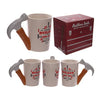 Funky Hammer Shaped Handle Ceramic Mug PDS