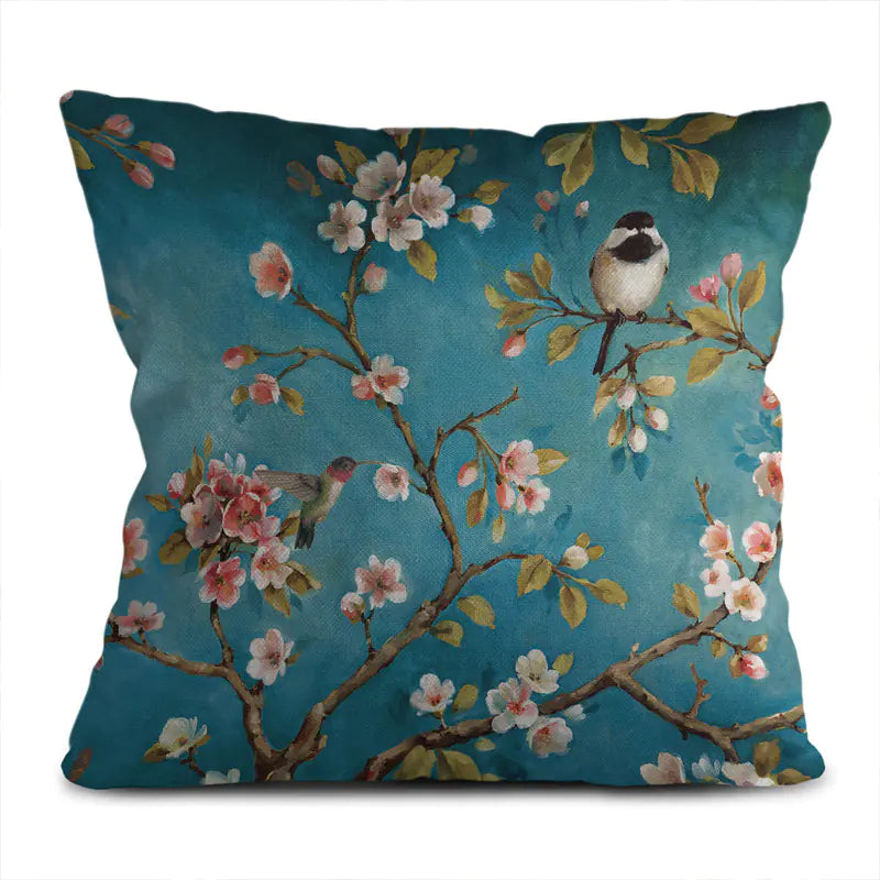 Super Soft Nature Print Pillowcase – Decorative Cushion Cover 45cm