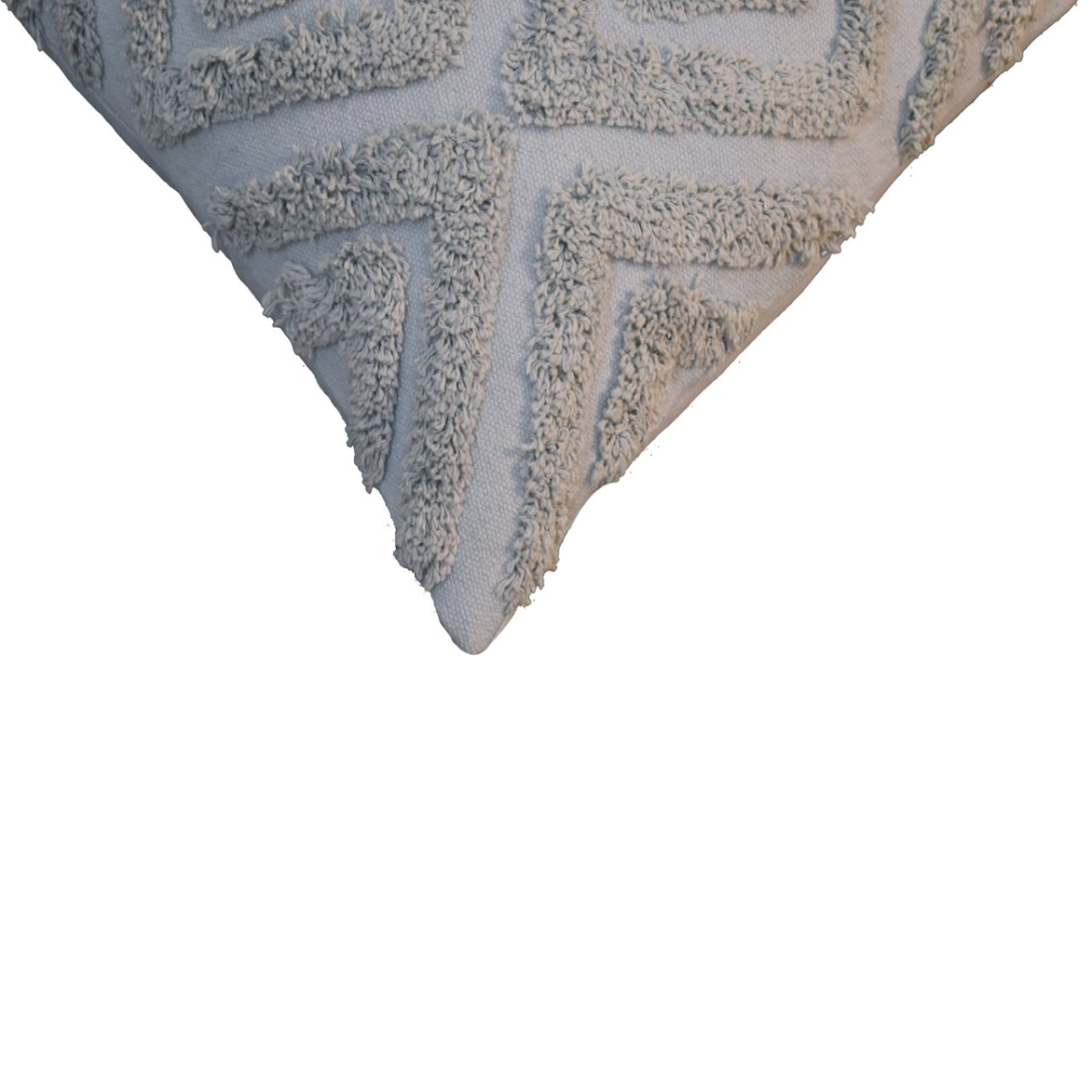Artisan Furniture 2 Grey Mini Diamond Tassle Cushions