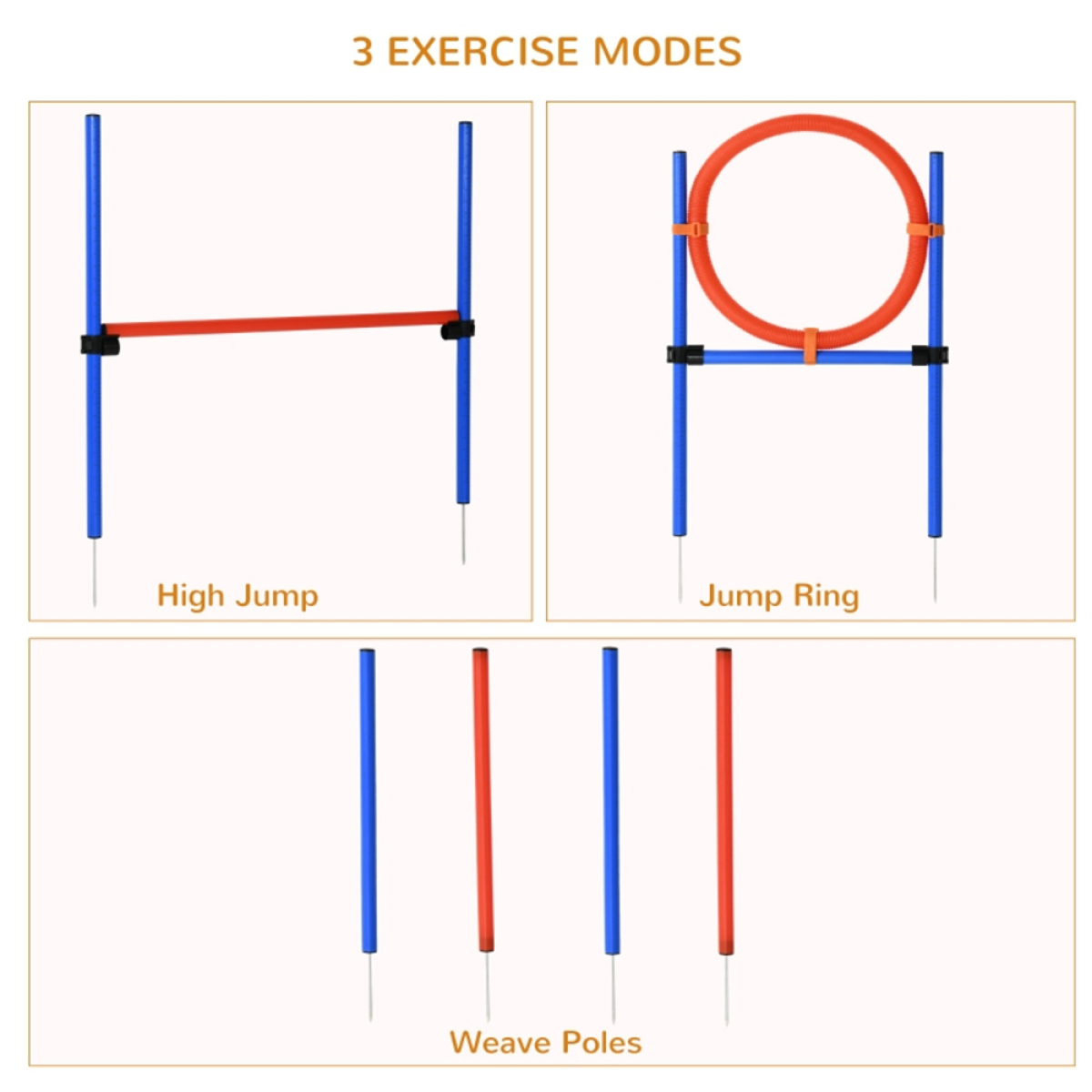 Dog agility training equipment