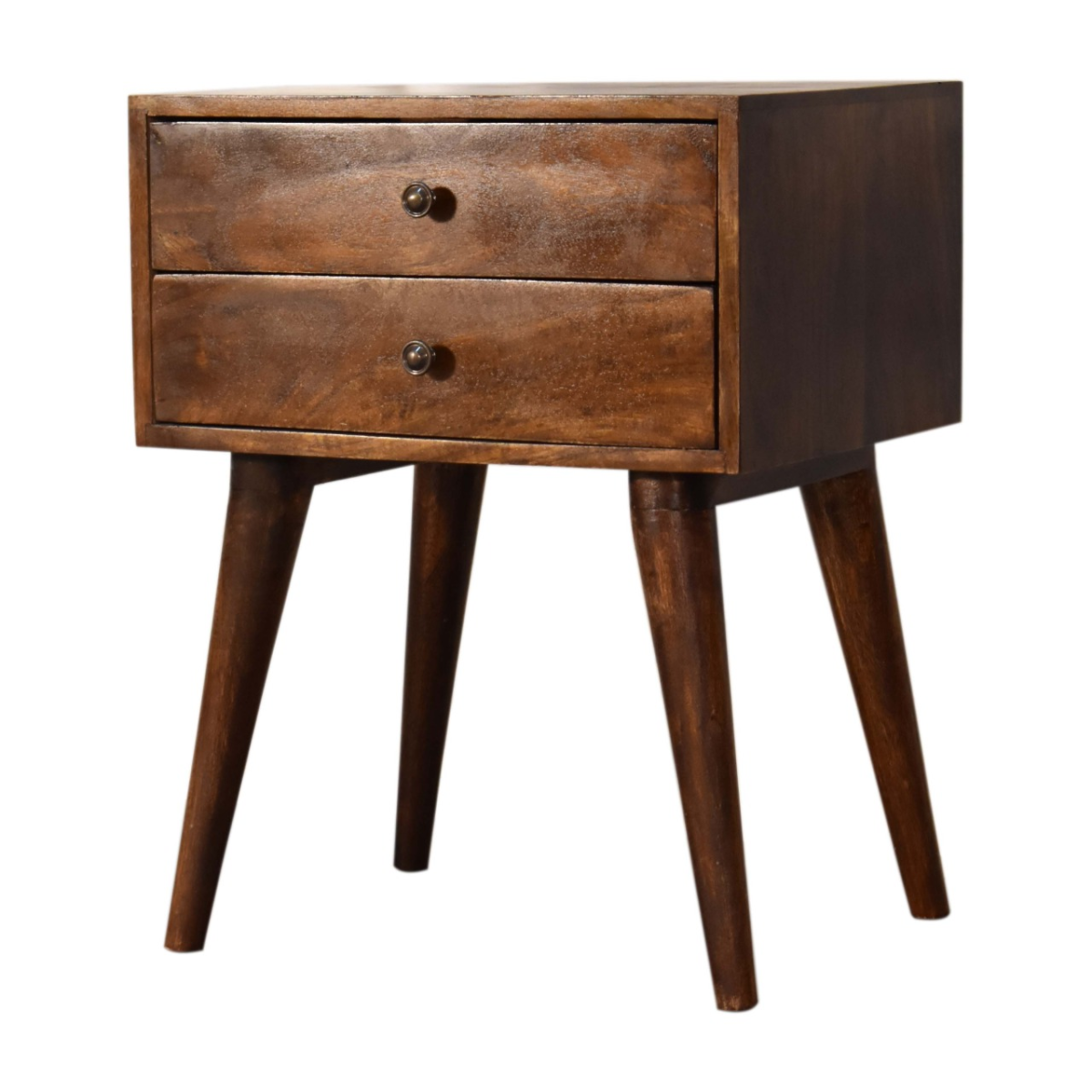 Artisan Furniture Solid Wood Chestnut Modern Solid Wood Bedside