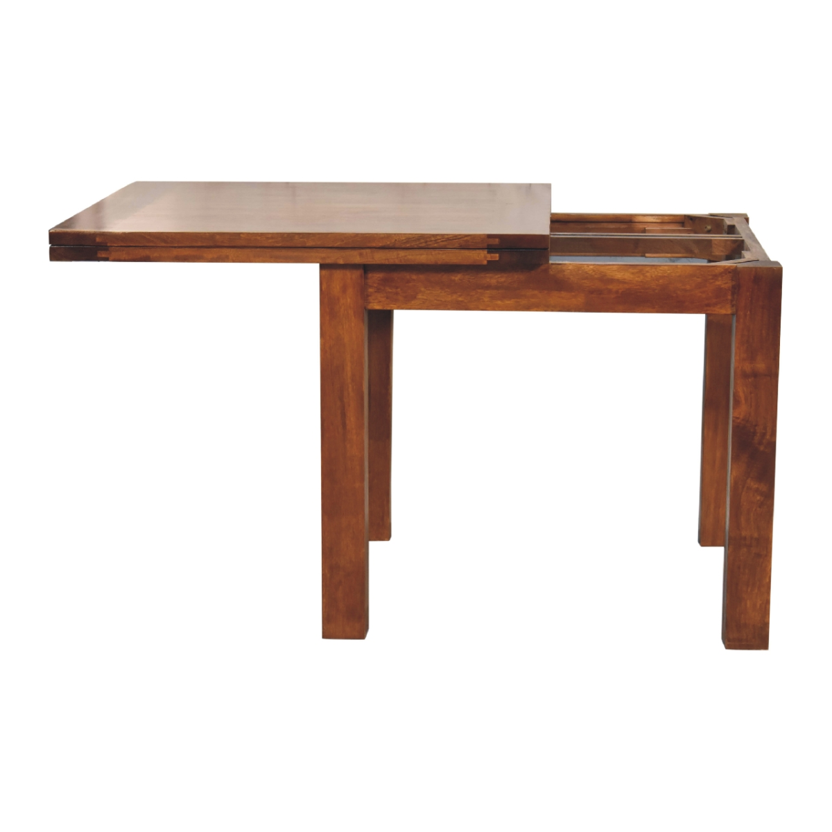 Artisan Furniture Solid Mango Wood Chestnut Butterfly Dining Table