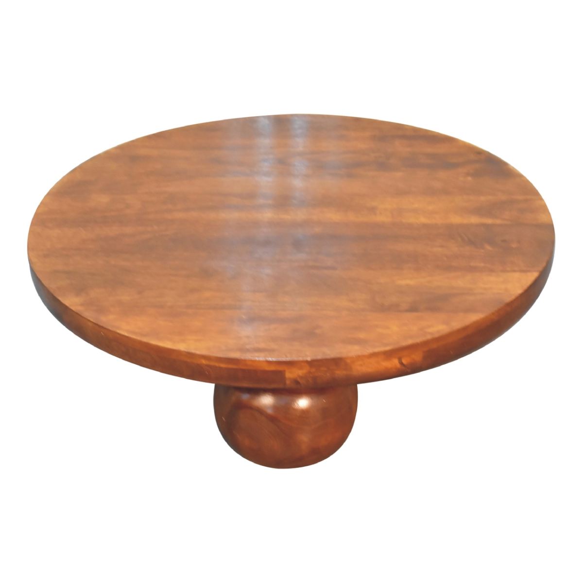 Artisan Furniture Solid Mango Wood Chestnut Central Ball Table
