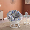 Trivedi Moon Armchair With Seat Cushion, Rattan