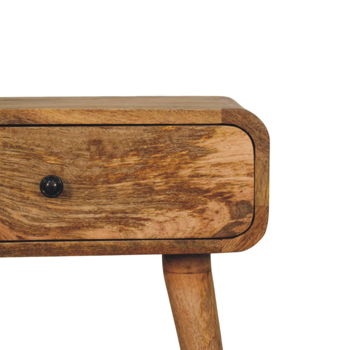 Artisan Furniture Solid Wood Avora Oak-ish Nightstand with 1 drawer