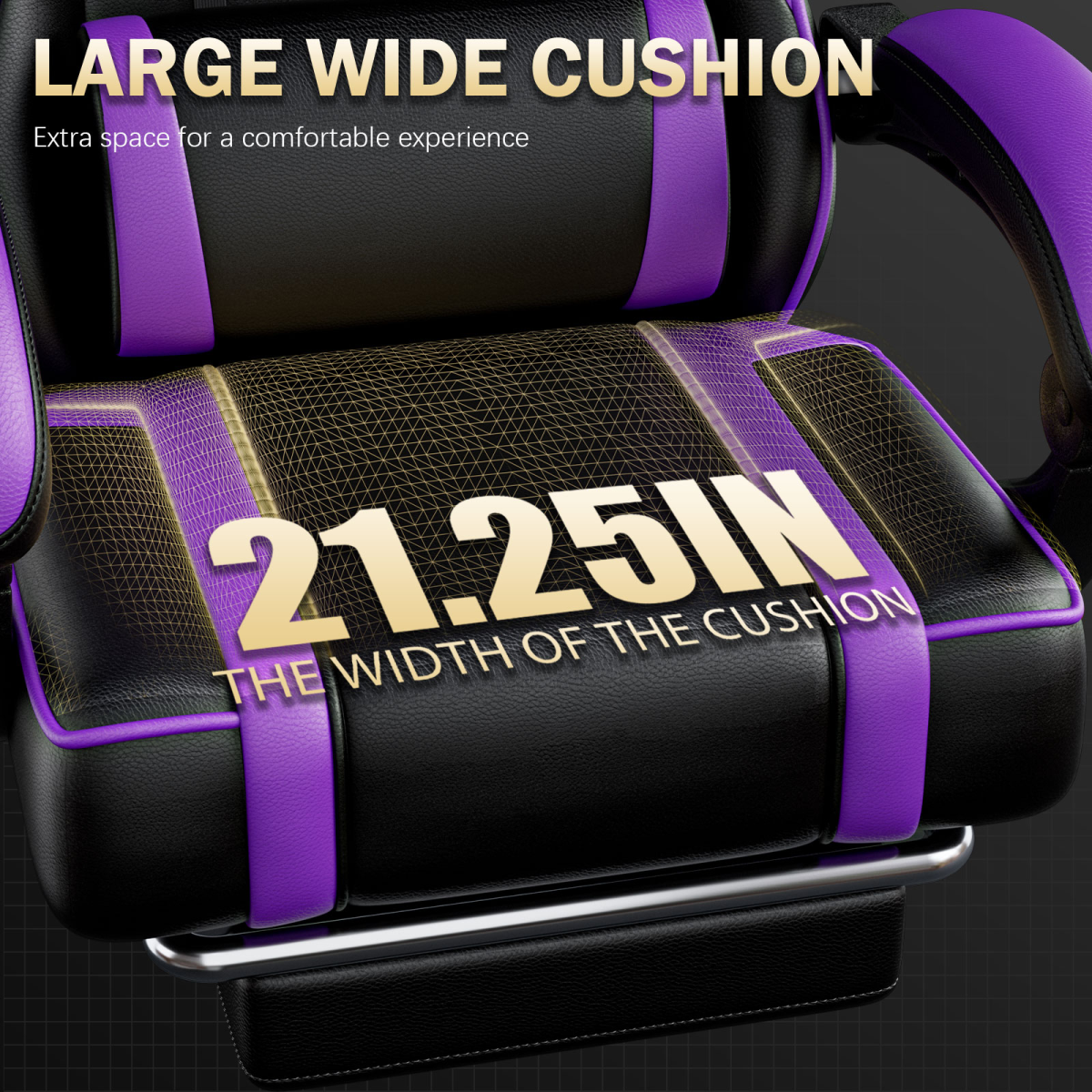 Gaming Chair, Computer Chair with Footrest and Lumbar Support, Ergonomic Video Game Chair with Headrest, Height Adjustable Gamer Chair Office Desk Chair