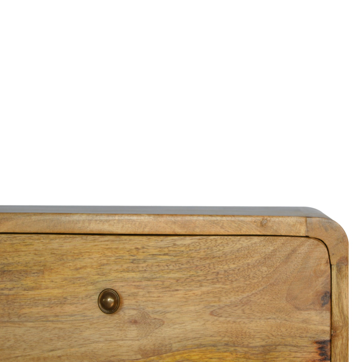 Artisan Furniture Solid Wood Oak-ish 2 Drawer Floating Bedside