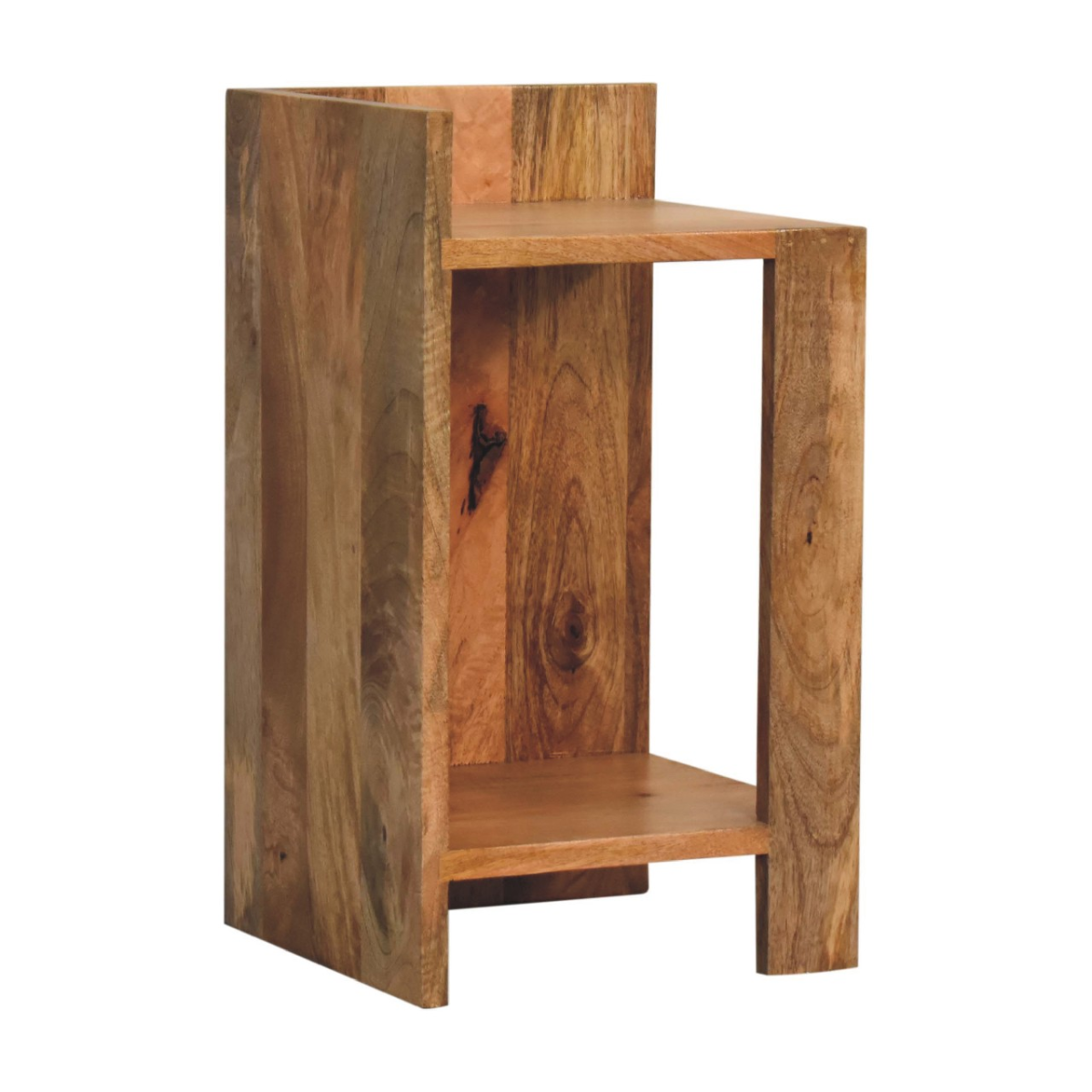 Artisan Furniture Solid Wood Oak-ish Box Bedside