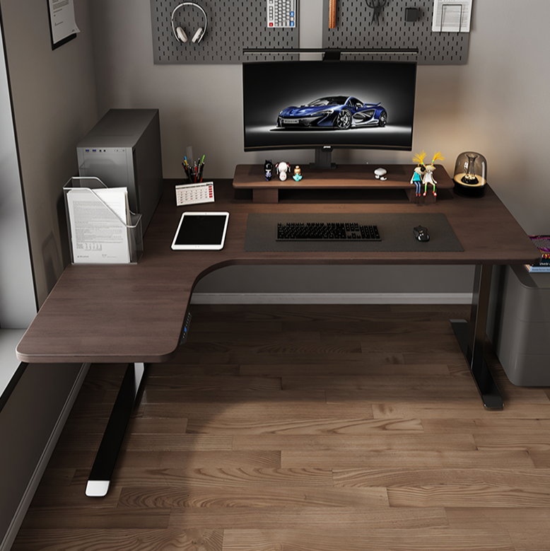 Smart Electric Standing Office Desk, Computer Corner Desk