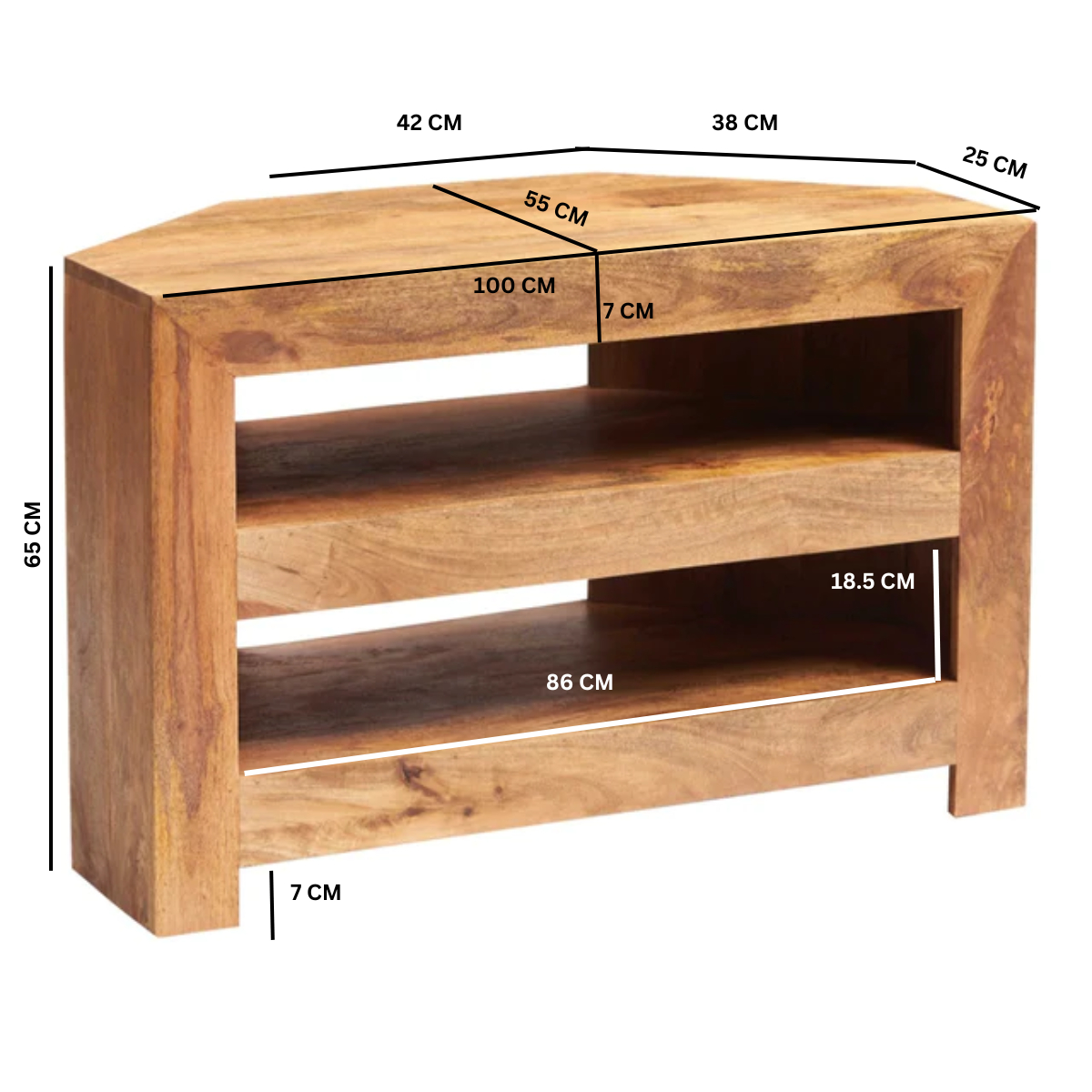 Toko Light Mango Corner Tv Unit