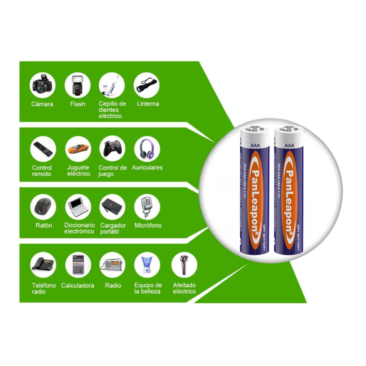 16 PCS AAA Batteries Power CarbonZinc AAA Battery 1.5v For Household Appliances small devices