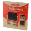 Childrens Wooden Abacus Kids Chalk Board Chalkboard Counting Drawing Toy