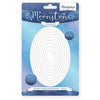 Hunkydory Moonstone Dies Straight Edged Nesting Dies - Ovals - MSTONE052