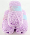 king cole  PREMIER VALUE BABY DOUBLE KNIT YARN WOOL ACRYLIC 3 PACK (3 X 100G) - LILAC