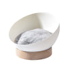 Creative Plastic Wood Grain Base Open Cat Nest