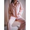 Breathable And Sweat-absorbent Pure Cotton Turn-down Collar Homewear