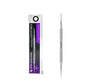 STALEKS PRO Pedicure Pusher, Two-Prong Saw Curette Stainless Steel Expert PE-60/3